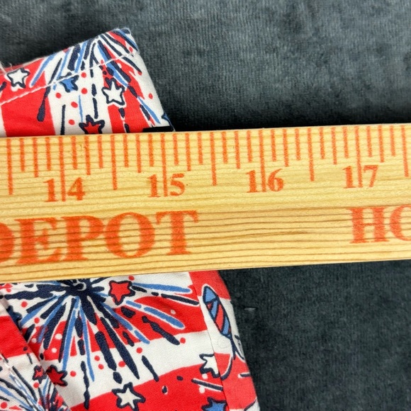 EUC Lilly Pulitzer Women’s Callahan Sunseeker Shorts in She’s a Firecracker Sz 0 - Picture 4 of 12